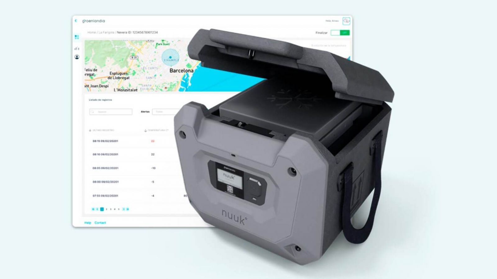 NUUK RFID GPS tracking SaaS